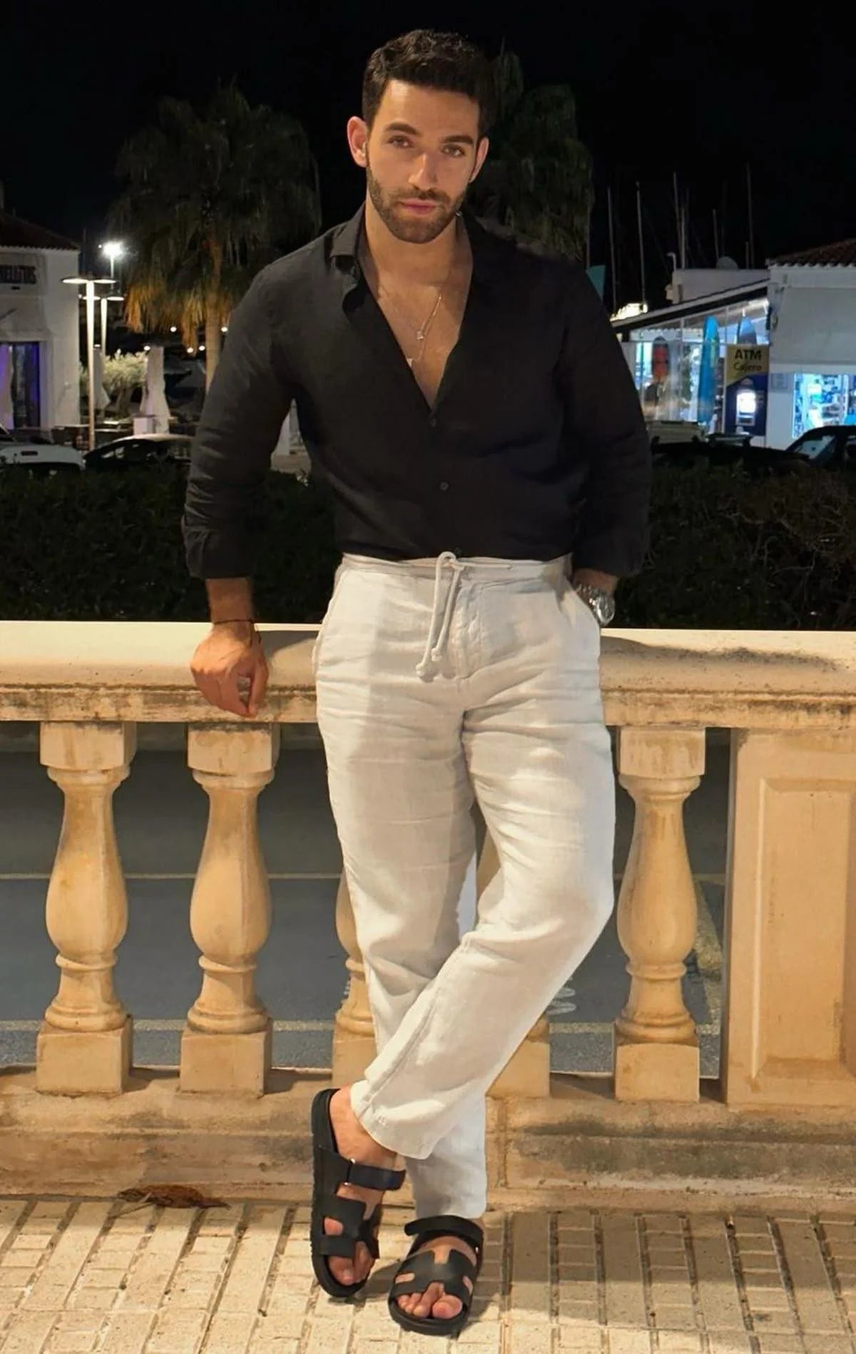 Pantalon De Lin pour l’été 🇮🇹