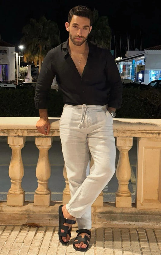 Pantalon De Lin pour l’été 🇮🇹