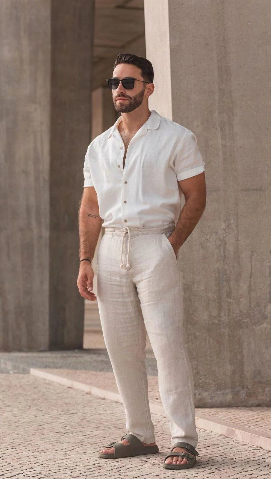 Pantalon De Lin pour l’été 🇮🇹